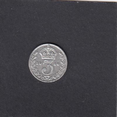 Beschrijving: 3 Pence EDWARD V